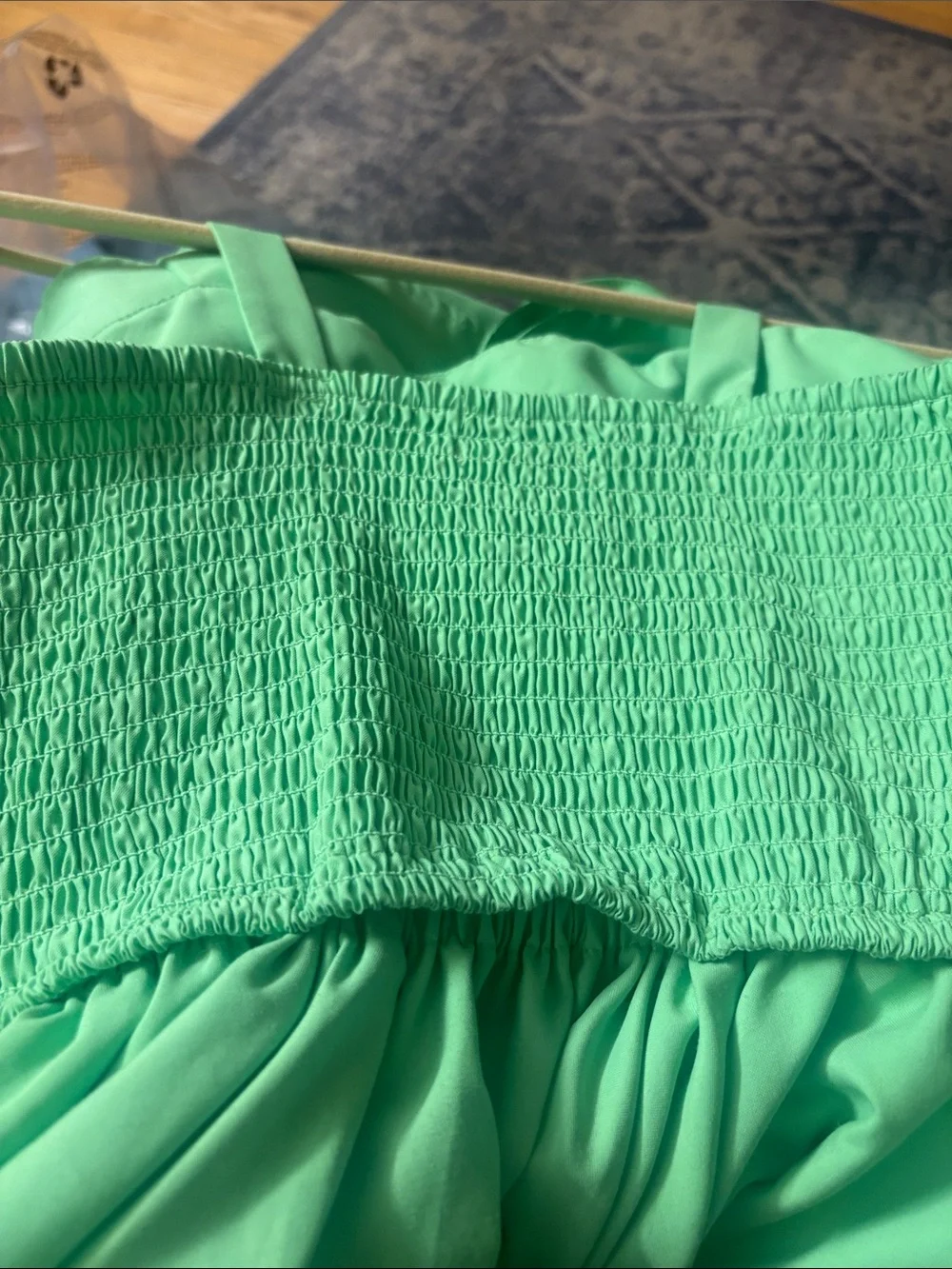 Habitual Girls Green Bow Front Tiered Party Dress Size 14